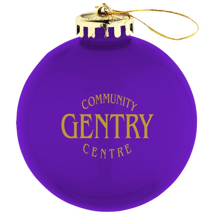 Custom Round Shatterproof Ornament - Translucent