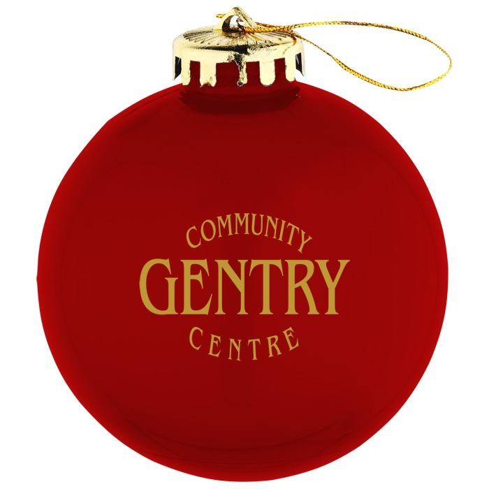 Custom Round Shatterproof Ornament - Translucent