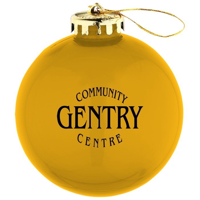 Custom Round Shatterproof Ornament - Translucent