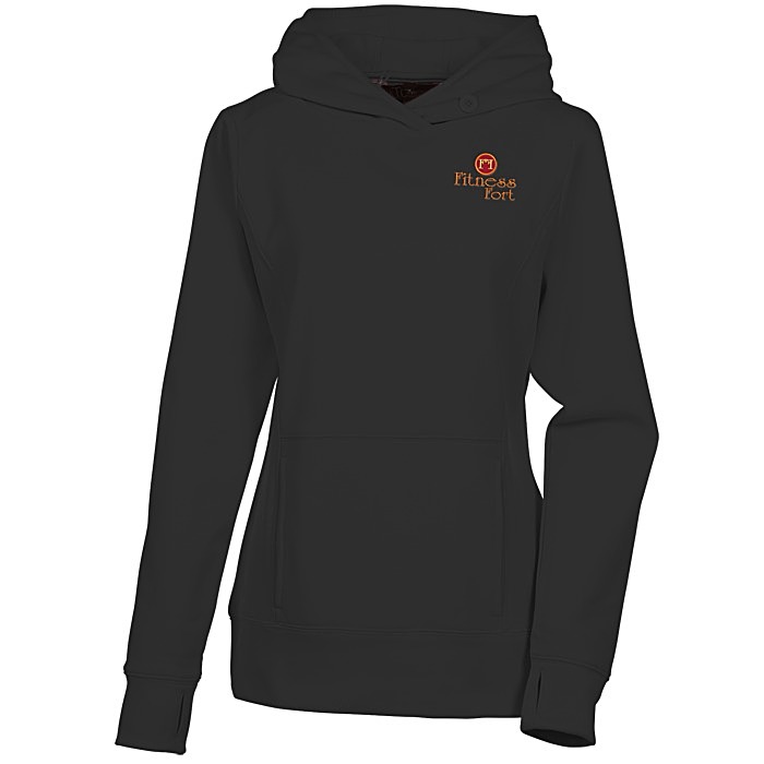 Custom Game Day Performance Hooded Sweatshirt - Ladies' - Embroidered
