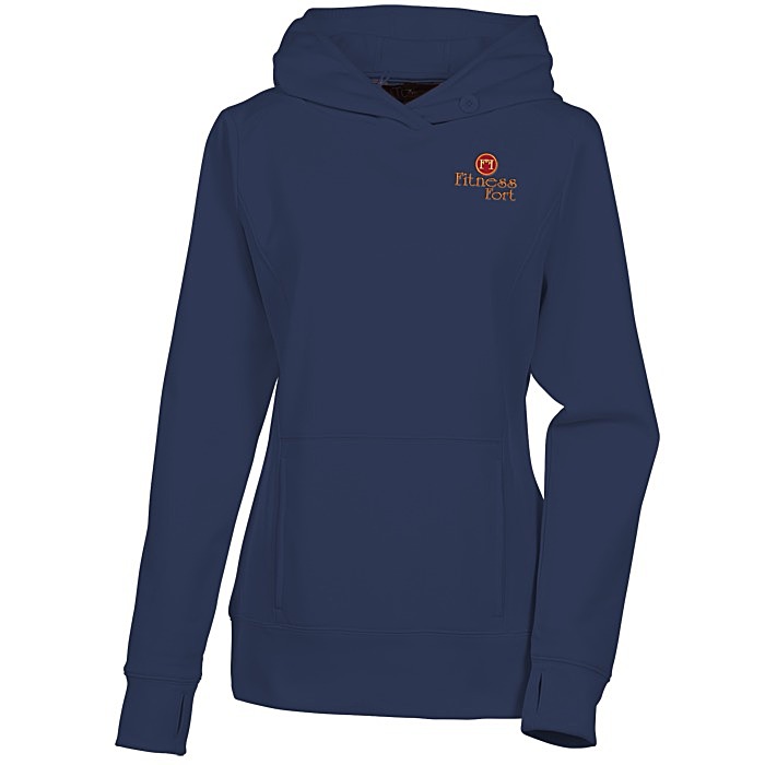Custom Game Day Performance Hooded Sweatshirt - Ladies' - Embroidered