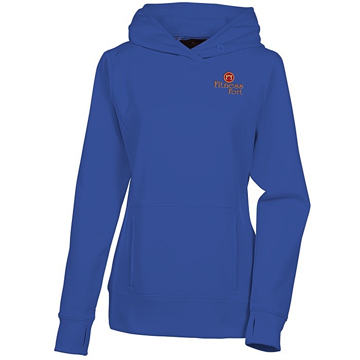 Custom Game Day Performance Hooded Sweatshirt - Ladies' - Embroidered