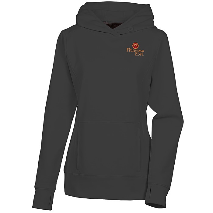 Custom Game Day Performance Hooded Sweatshirt - Ladies' - Embroidered