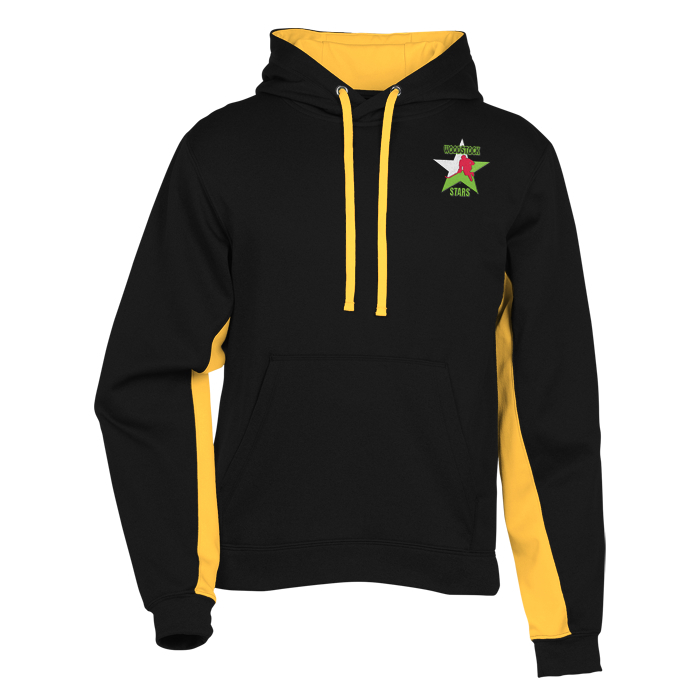 Custom Game Day Colourblock Performance Hooded Sweatshirt - Embroidered