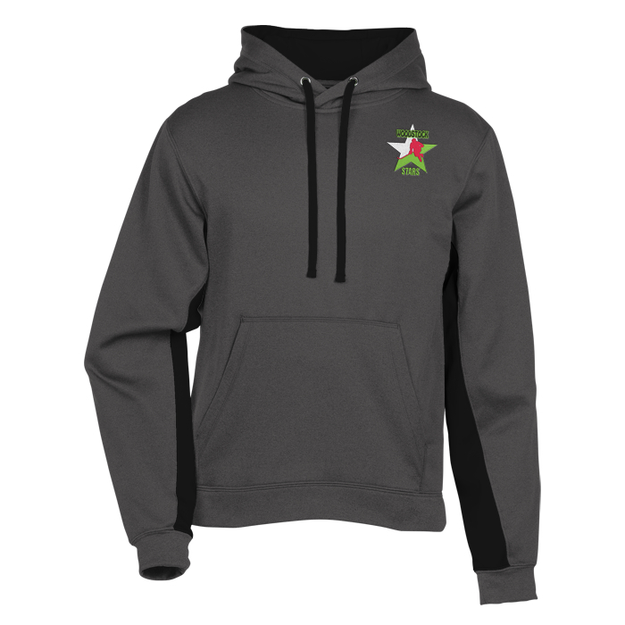 Custom Game Day Colourblock Performance Hooded Sweatshirt - Embroidered