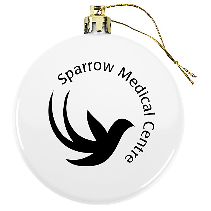 Custom Flat Shatterproof Ornament - Opaque