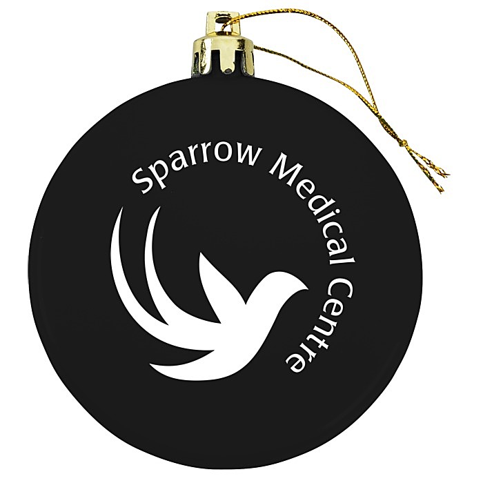 Custom Flat Shatterproof Ornament - Opaque