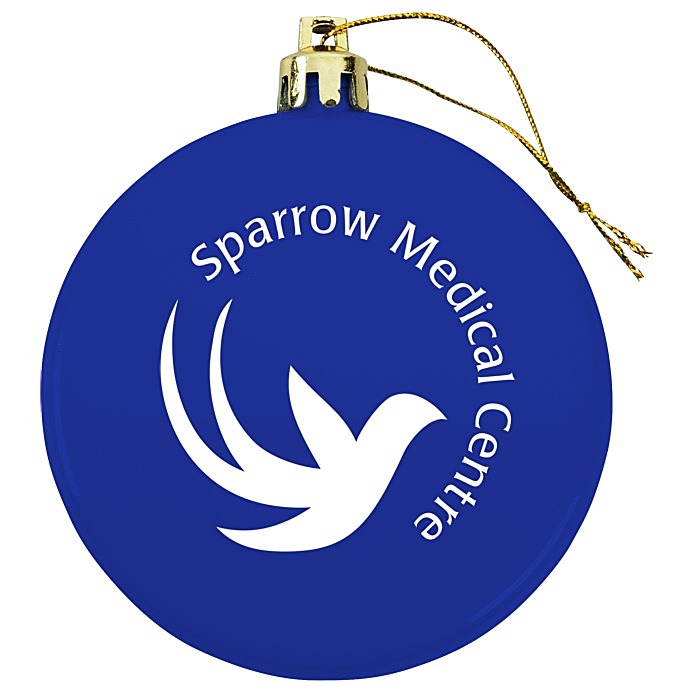 Custom Flat Shatterproof Ornament - Opaque
