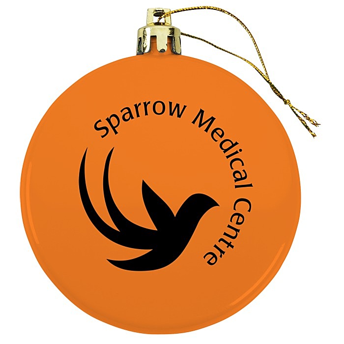 Custom Flat Shatterproof Ornament - Opaque