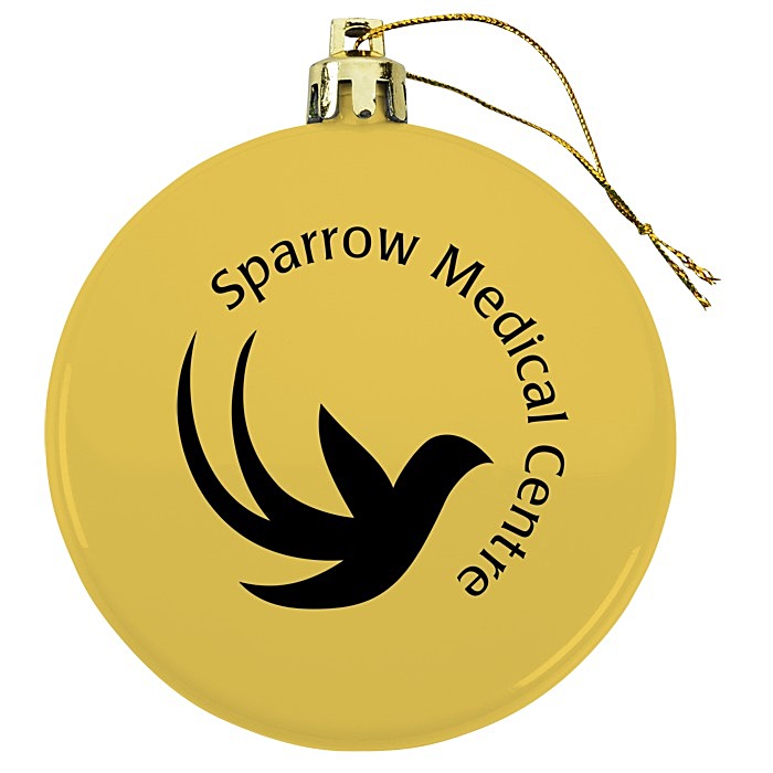 Custom Flat Shatterproof Ornament - Opaque