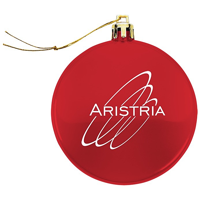 Custom Flat Shatterproof Ornament - Translucent