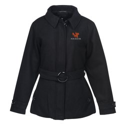 Custom Melton Wool Blend Jacket - Ladies'