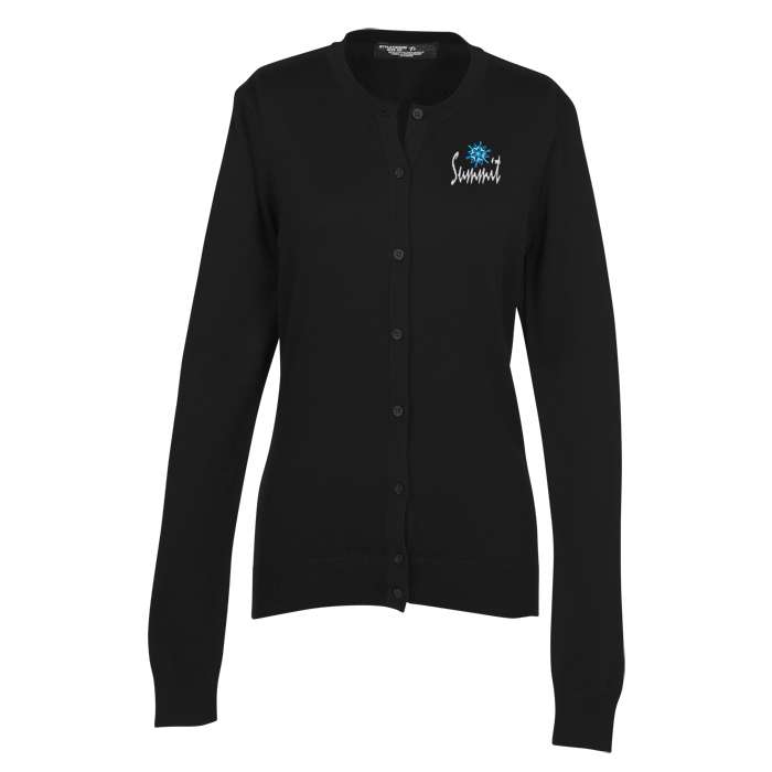 Custom Fine Gauge Cardigan Sweater - Ladies'