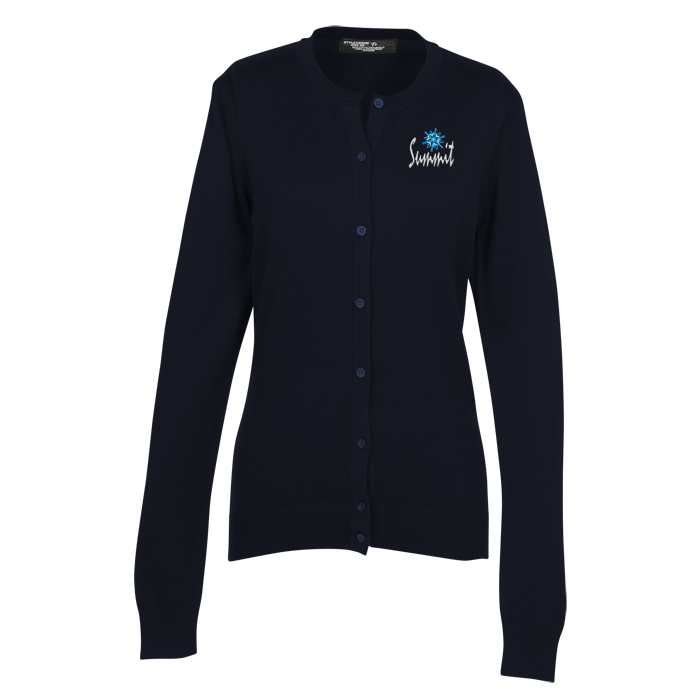 Custom Fine Gauge Cardigan Sweater - Ladies'
