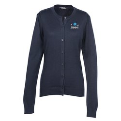 Custom Fine Gauge Cardigan Sweater - Ladies'