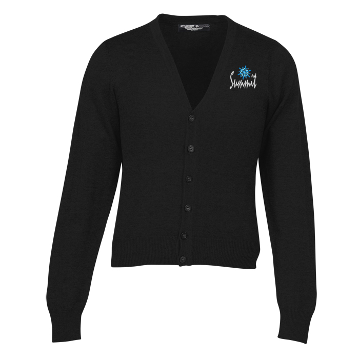 Custom Fine Gauge Cardigan Sweater - Men's