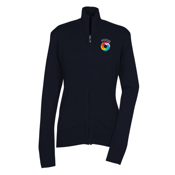 Custom Alpine Full-Zip Sweater - Ladies'