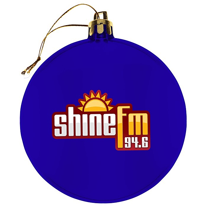 Custom Flat Shatterproof Ornament - Translucent - Full Colour
