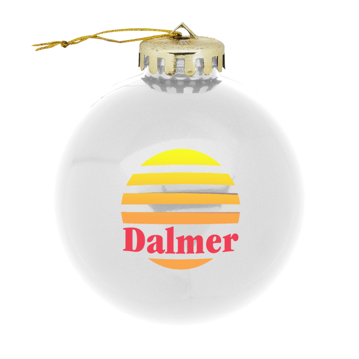 Custom Round Shatterproof Ornament - Opaque - Full Colour