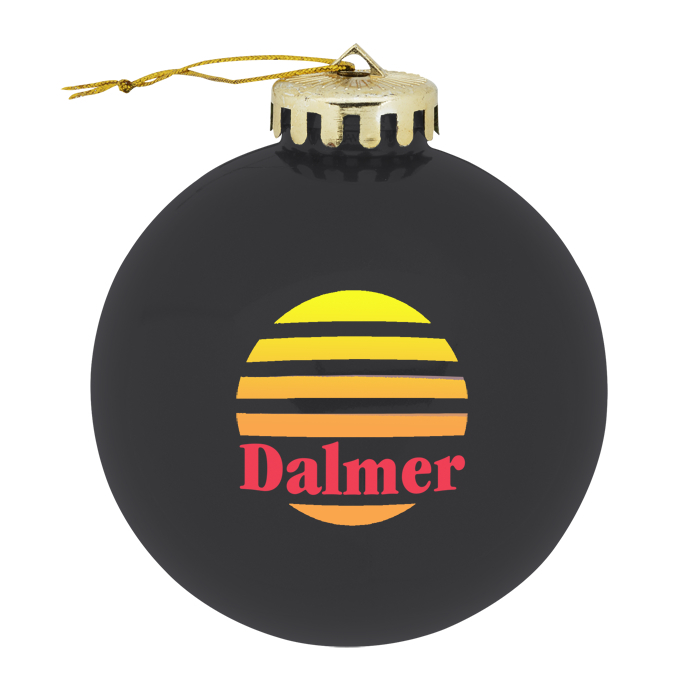 Custom Round Shatterproof Ornament - Opaque - Full Colour