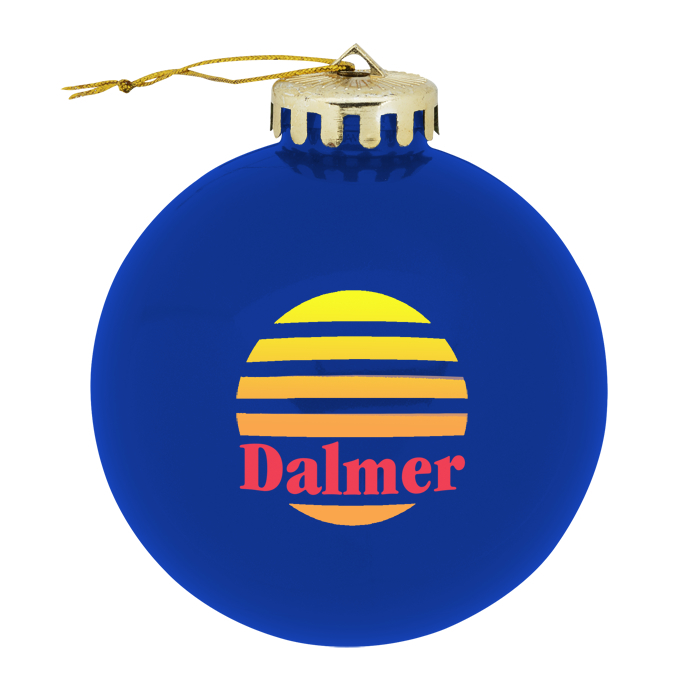 Custom Round Shatterproof Ornament - Opaque - Full Colour