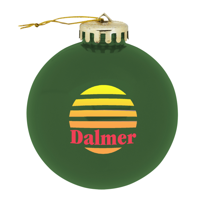 Custom Round Shatterproof Ornament - Opaque - Full Colour