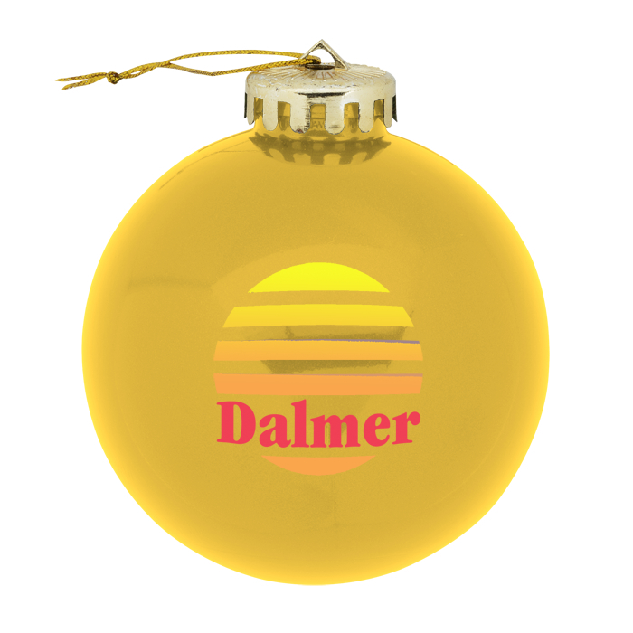 Custom Round Shatterproof Ornament - Opaque - Full Colour