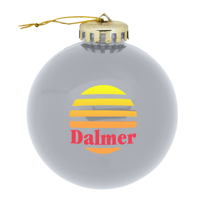 Custom Round Shatterproof Ornament - Opaque - Full Colour