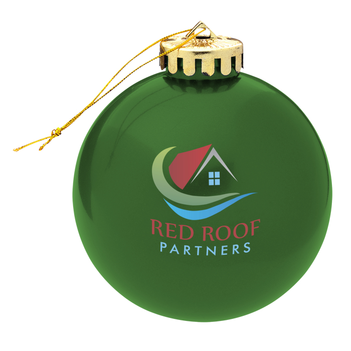 Custom Round Shatterproof Ornament - Translucent - Full Colour