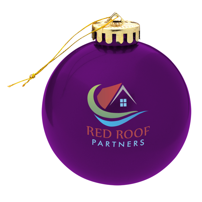 Custom Round Shatterproof Ornament - Translucent - Full Colour