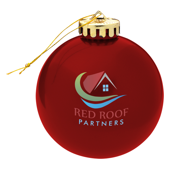 Custom Round Shatterproof Ornament - Translucent - Full Colour