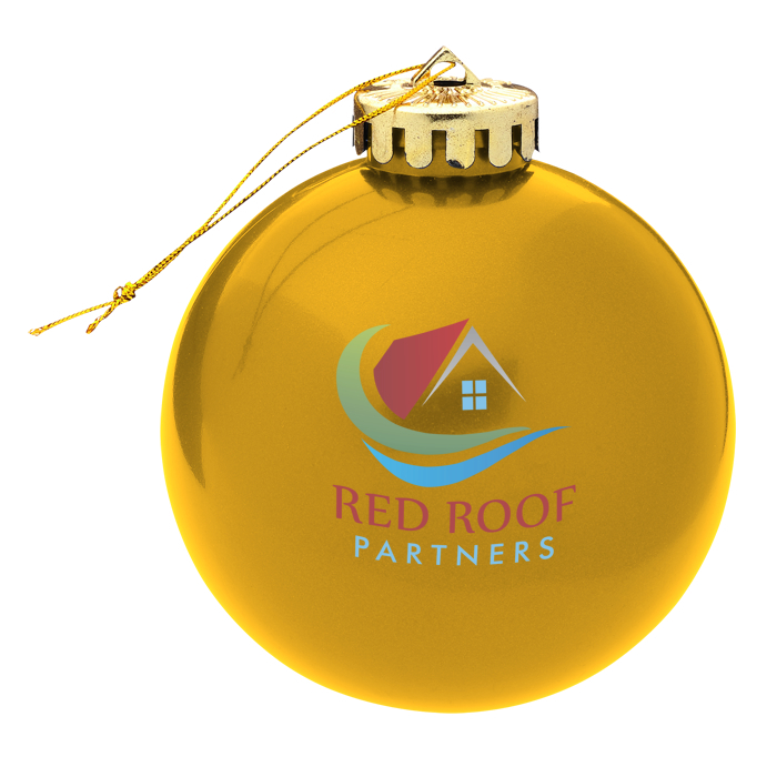 Custom Round Shatterproof Ornament - Translucent - Full Colour