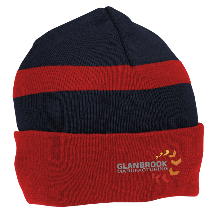Custom Two-Tone Cuffed Toque