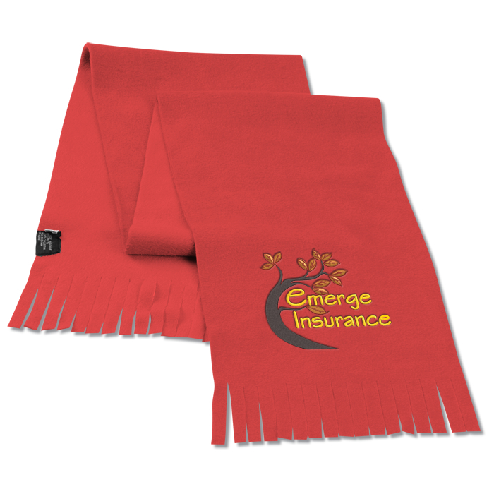 Custom Polar Fleece Fringed Scarf