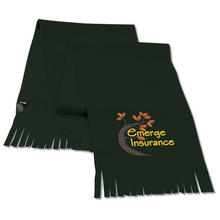Custom Polar Fleece Fringed Scarf