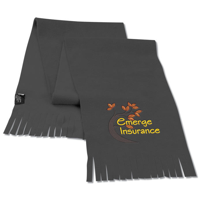 Custom Polar Fleece Fringed Scarf