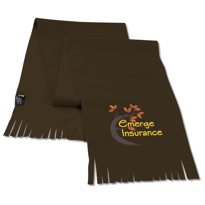 Custom Polar Fleece Fringed Scarf