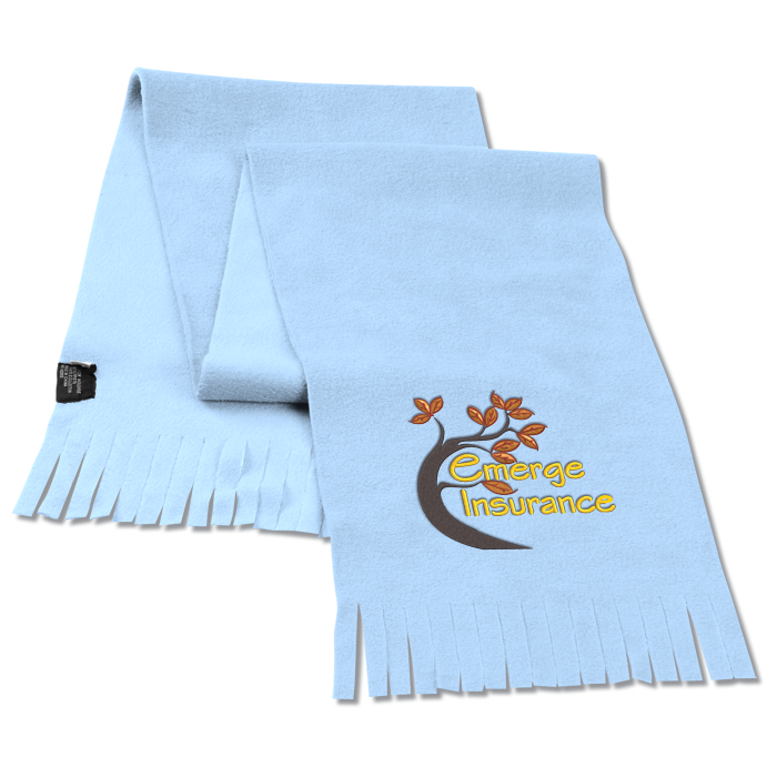 Custom Polar Fleece Fringed Scarf