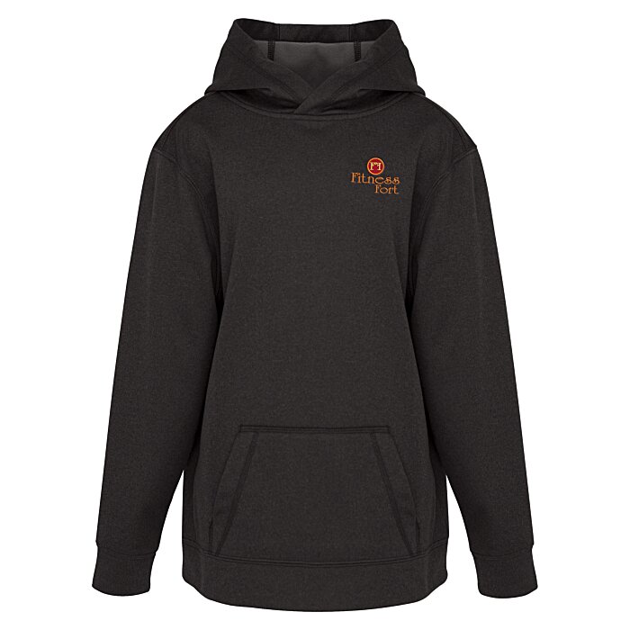 Custom Game Day Performance Hooded Sweatshirt - Youth - Embroidered