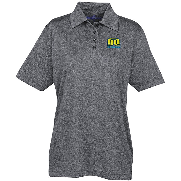 Custom Snag Resistant Heather Performance Polo - Ladies'