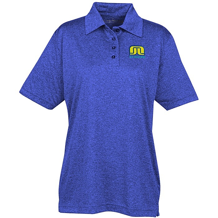 Custom Snag Resistant Heather Performance Polo - Ladies'