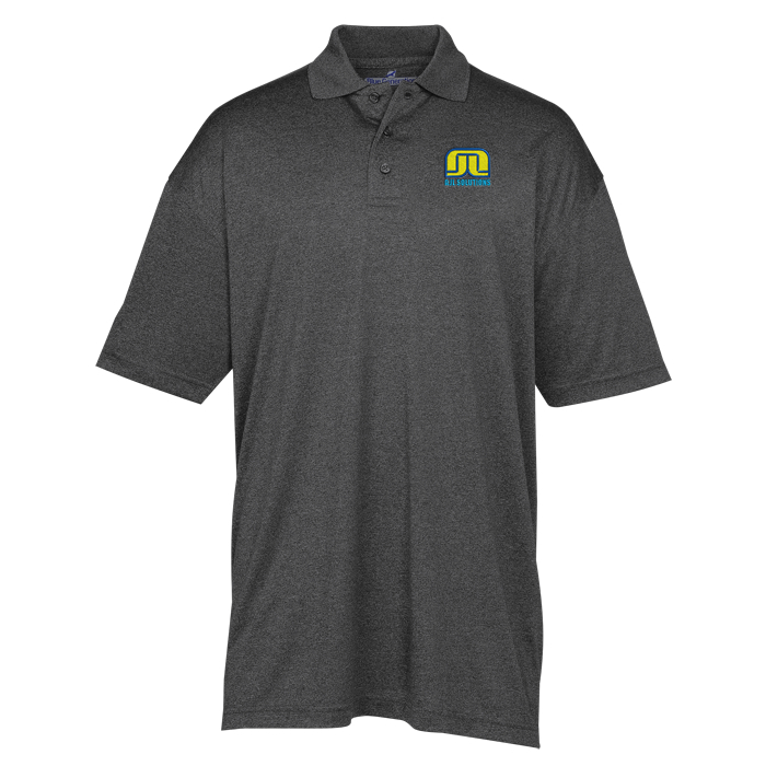 Custom Snag Resistant Heather Performance Polo - Men's