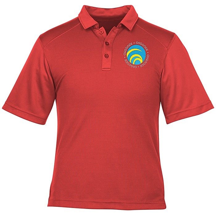 Custom Quad Textured Performance Polo - Men's