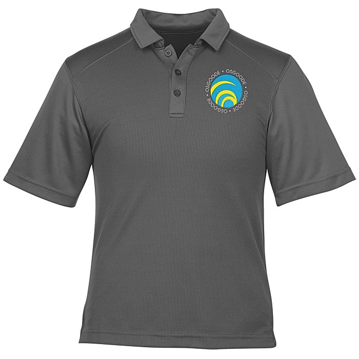 Custom Quad Textured Performance Polo - Men's