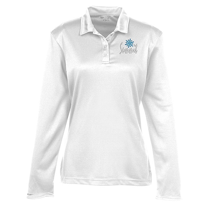 Custom Summit Performance Long Sleeve Polo - Ladies'