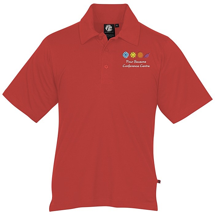 Custom Ringspun Combed Cotton Jersey Polo - Men's