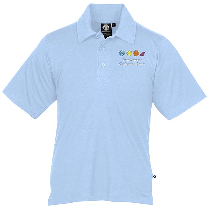 Custom Ringspun Combed Cotton Jersey Polo - Men's