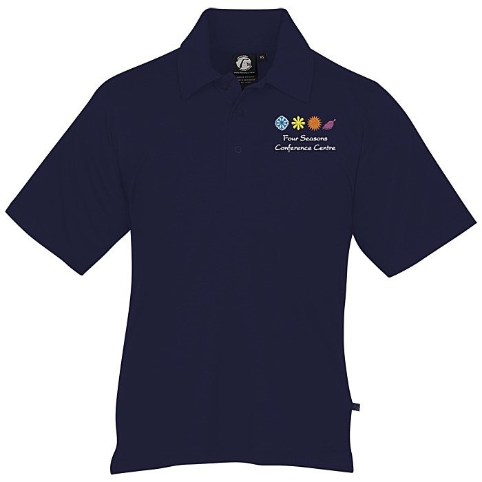 Custom Ringspun Combed Cotton Jersey Polo - Men's