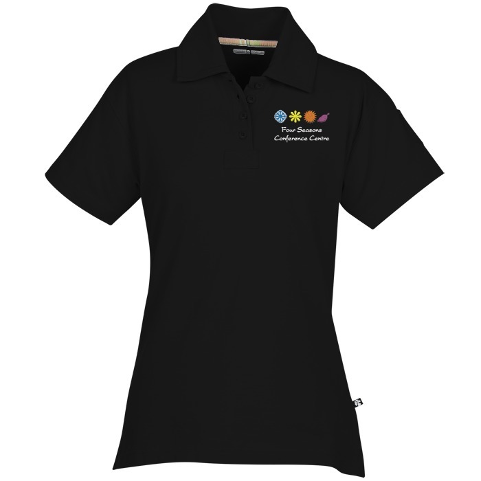 Custom Ringspun Combed Cotton Jersey Polo - Ladies'