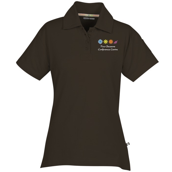 Custom Ringspun Combed Cotton Jersey Polo - Ladies'